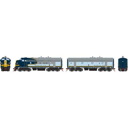 Athearn G22752 HO Santa Fe/Freight F7A/F7B Diesel Locomotive #338L/#338B