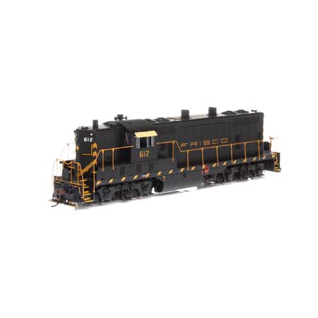 Athearn G64232 HO Frisco GP7 Diesel Locomotive with DCC and Sound #612