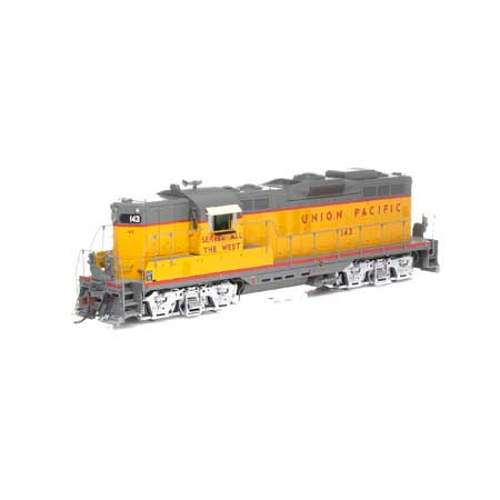 Athearn G78200 HO Union Pacific GP9 Diesel Locomotive with DCC and Sound #143