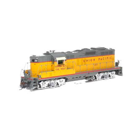 Athearn G78203 HO Union Pacific GP9 Diesel Locomotive with DCC and Sound #201