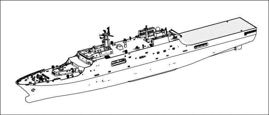 Trumpeter 06726 1:700 PLA Chinese Navy 071 Landing Ship Plastic Model Kit