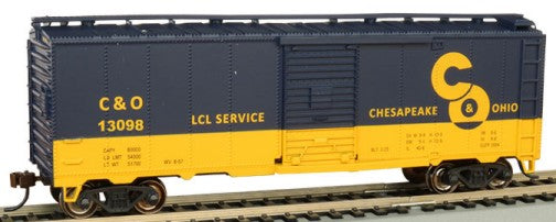 Bachmann 16002 HO Chesapeake and Ohio 40' Box Car #13098