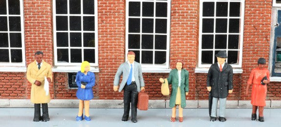 Bachmann 33120 HO Standing Office Workers Figures (Set of 6)