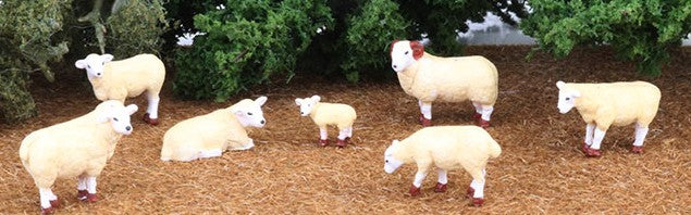 Bachmann 33122 HO Sheep Figures (Set of 6)