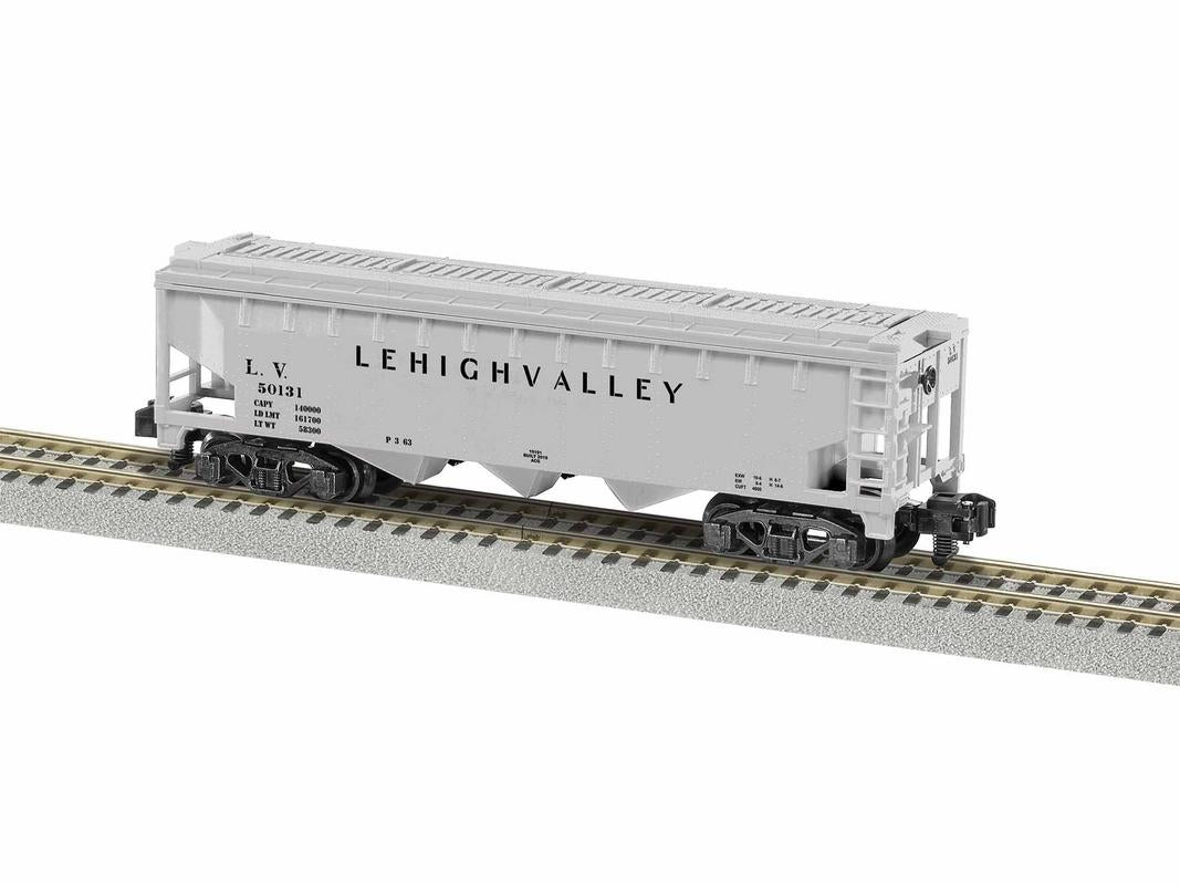 American Flyer 1919192 S Lehigh Valley 3 Bay Covered Hopper #50131
