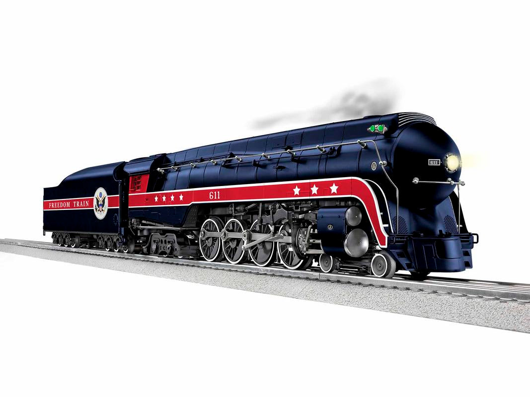 Lionel 1931380 O BTO American Freedom Train J Class 4-8-4 Steam Locomotive #611