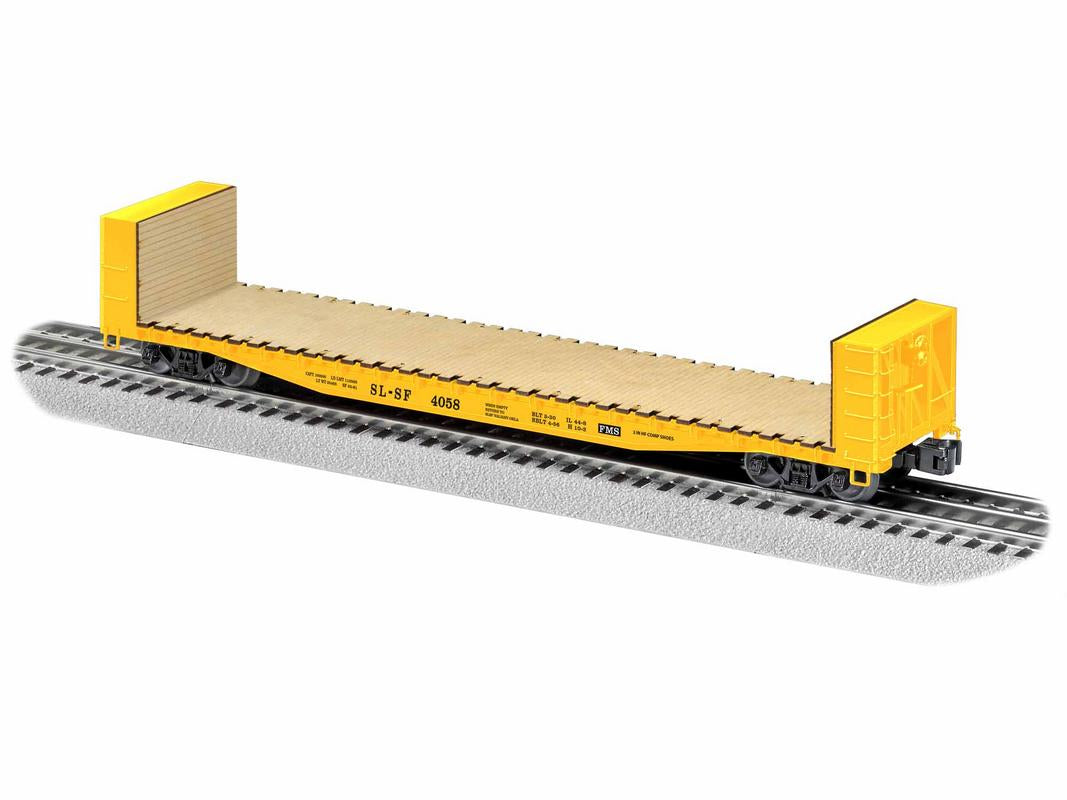 Lionel 1926432 O Frisco 50' Bulkhead Flatcar #4058