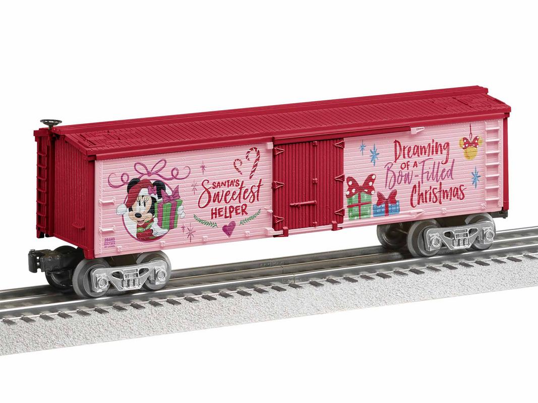 Lionel 1928440 O Minnie Mouse Santa's Sweetest Helper Reefer