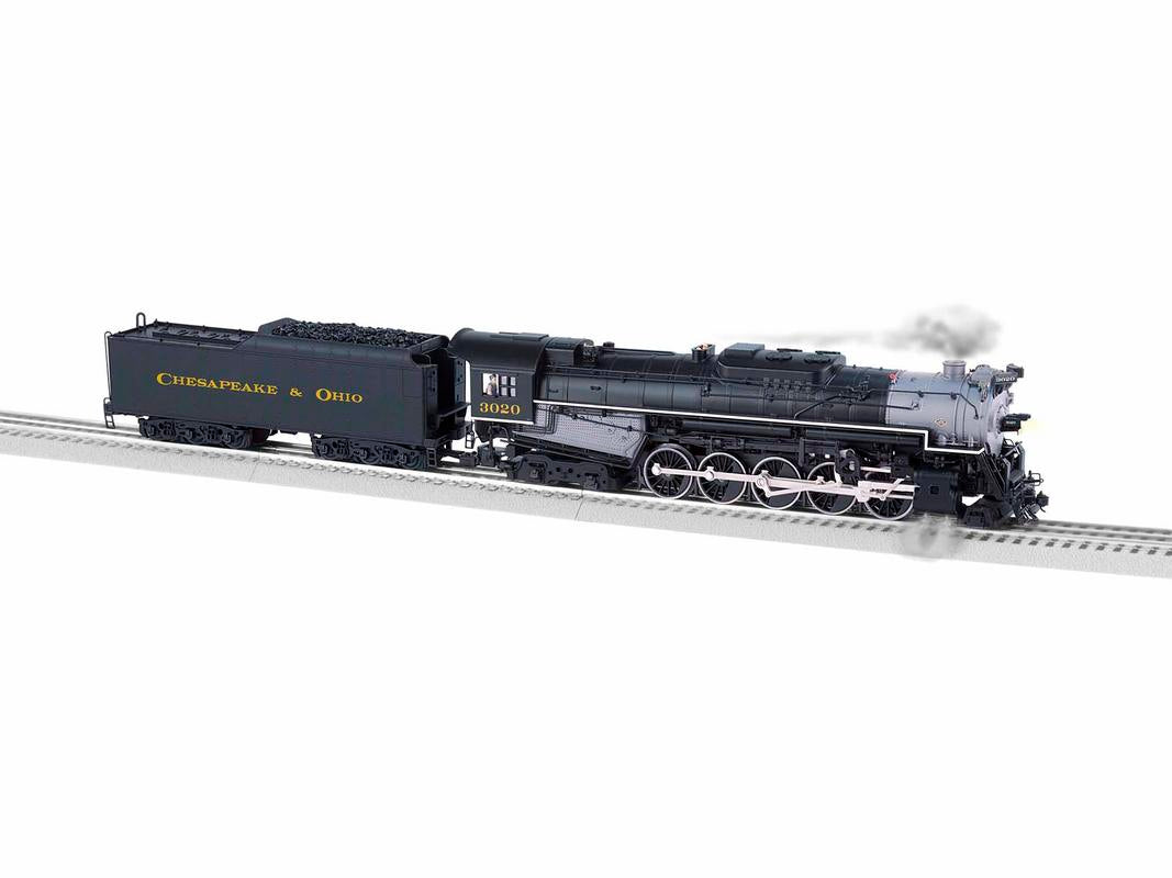 Lionel 1931690 O BTO Chesapeake & Ohio Legacy T1 Weathered Steam Loco #3020
