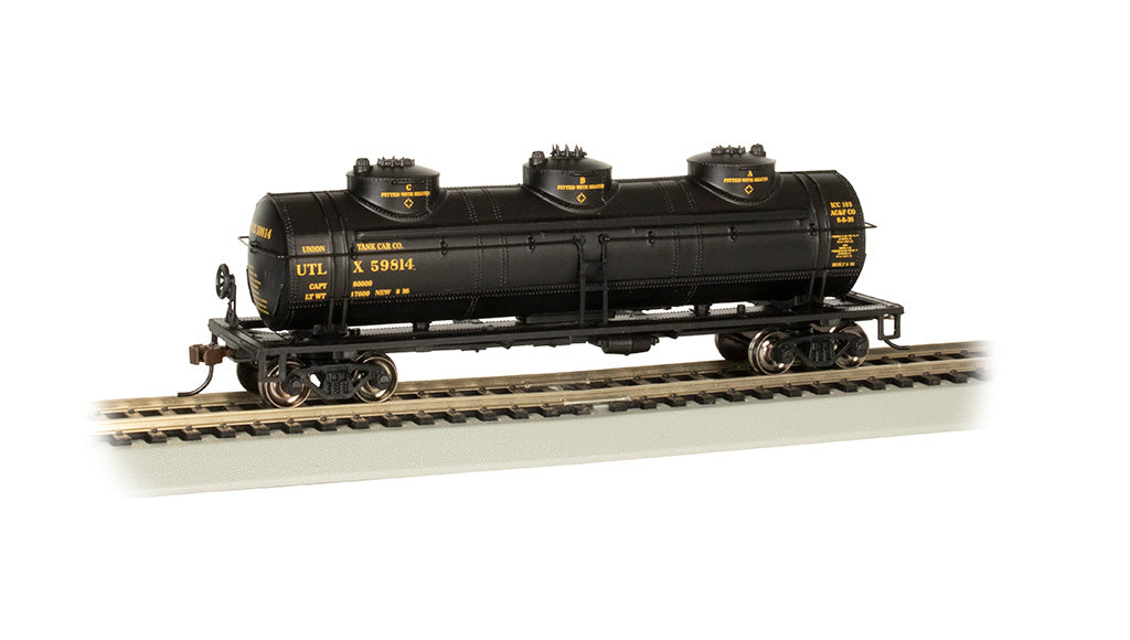 Bachmann 17109 HO UTLX 40' Three Dome Tank Car #59814