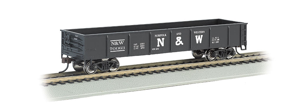 Bachmann 17207 HO Norfolk & Western 40' Gondola Car #70063
