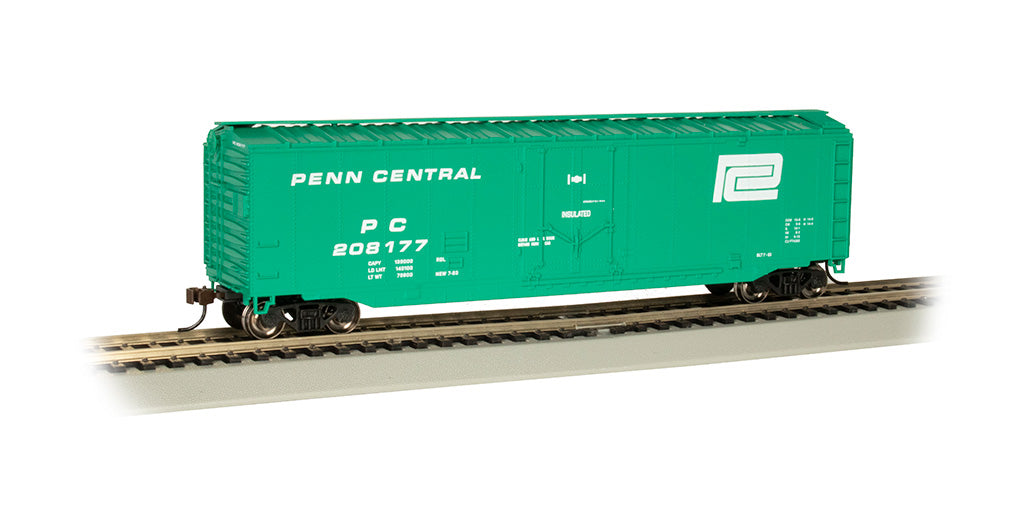 Bachmann 18040 HO Penn Central 50' Plug Door Box Car #208177