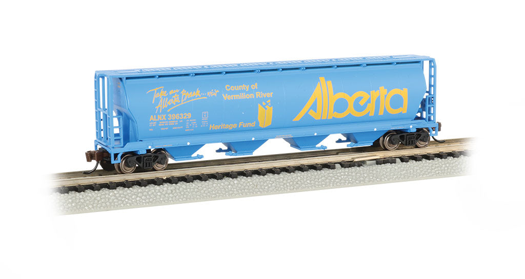 Bachmann 19158 N Alberta Vermillion River 4 Bay Cylindrical Grain Hopper #396329