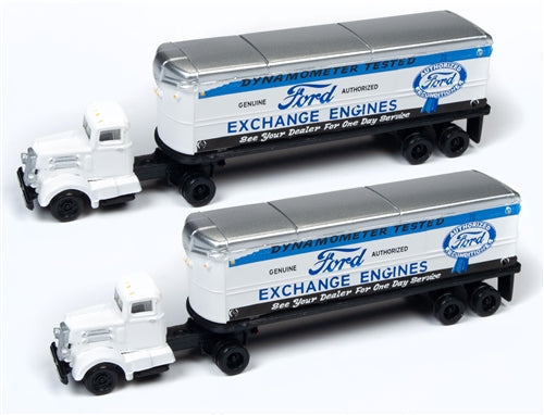 Classic Metal Works 51189 N Mini Metals Ford Tractor/Trailer (Set of 2)