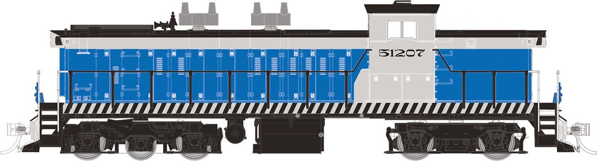 Rapido Trains 70054 N Cuban National GMD-1 5-Axle A1A-Bo Diesel Loco #51207