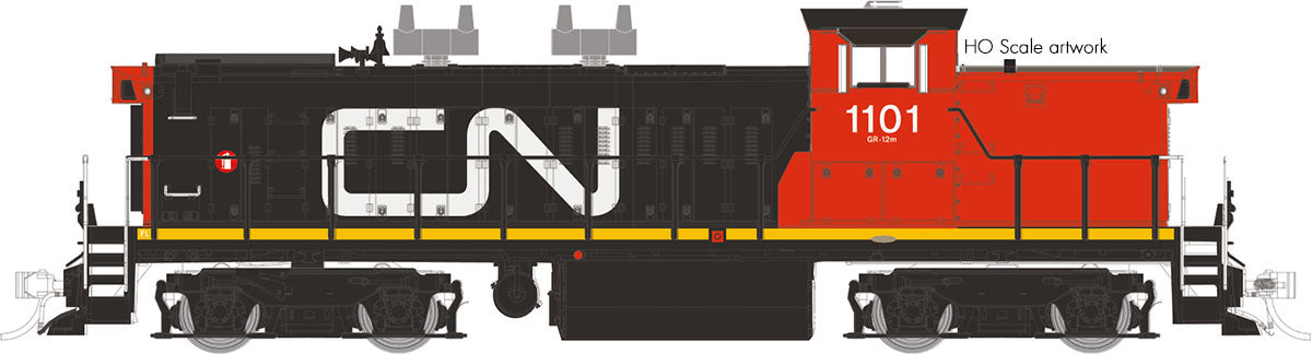 Rapido Trains 70046 N Canadian National GMD-1 1100-Series Diesel Loco #1117