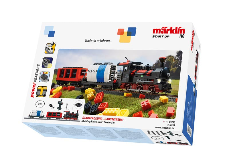 Marklin 29730 Building Block HO Gauge Steam Starter Train Set
