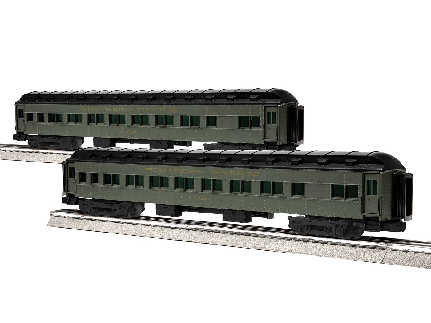 Lionel 1927140 O Southern Pacific 18" Coach Car #4 (Set of 2)