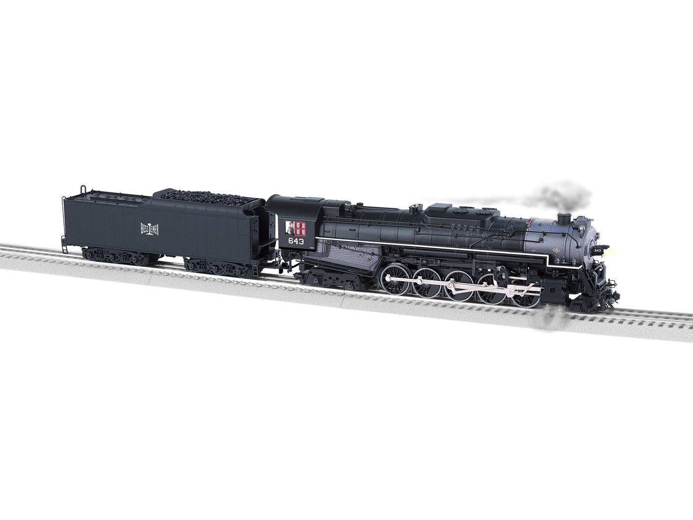 Lionel 1931710 O BTO Bessember & Lake Erie Legacy 2-10-4 Steam Locomotive #643
