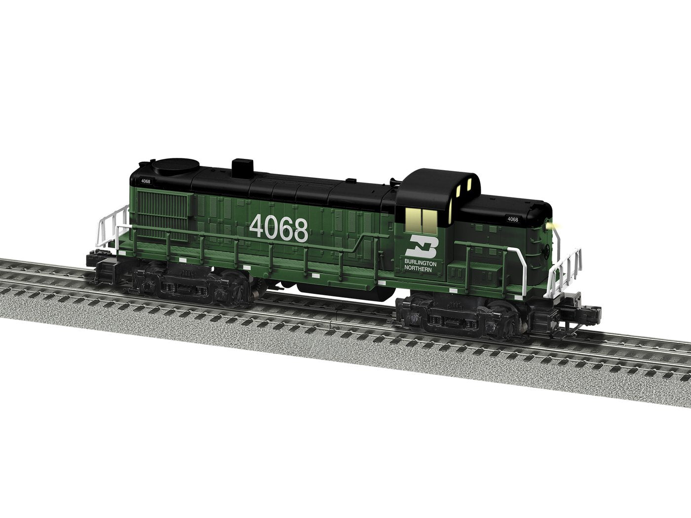 Lionel 1934050 O Burlington Northern LionChief RS-3 Diesel Locomotive #4068