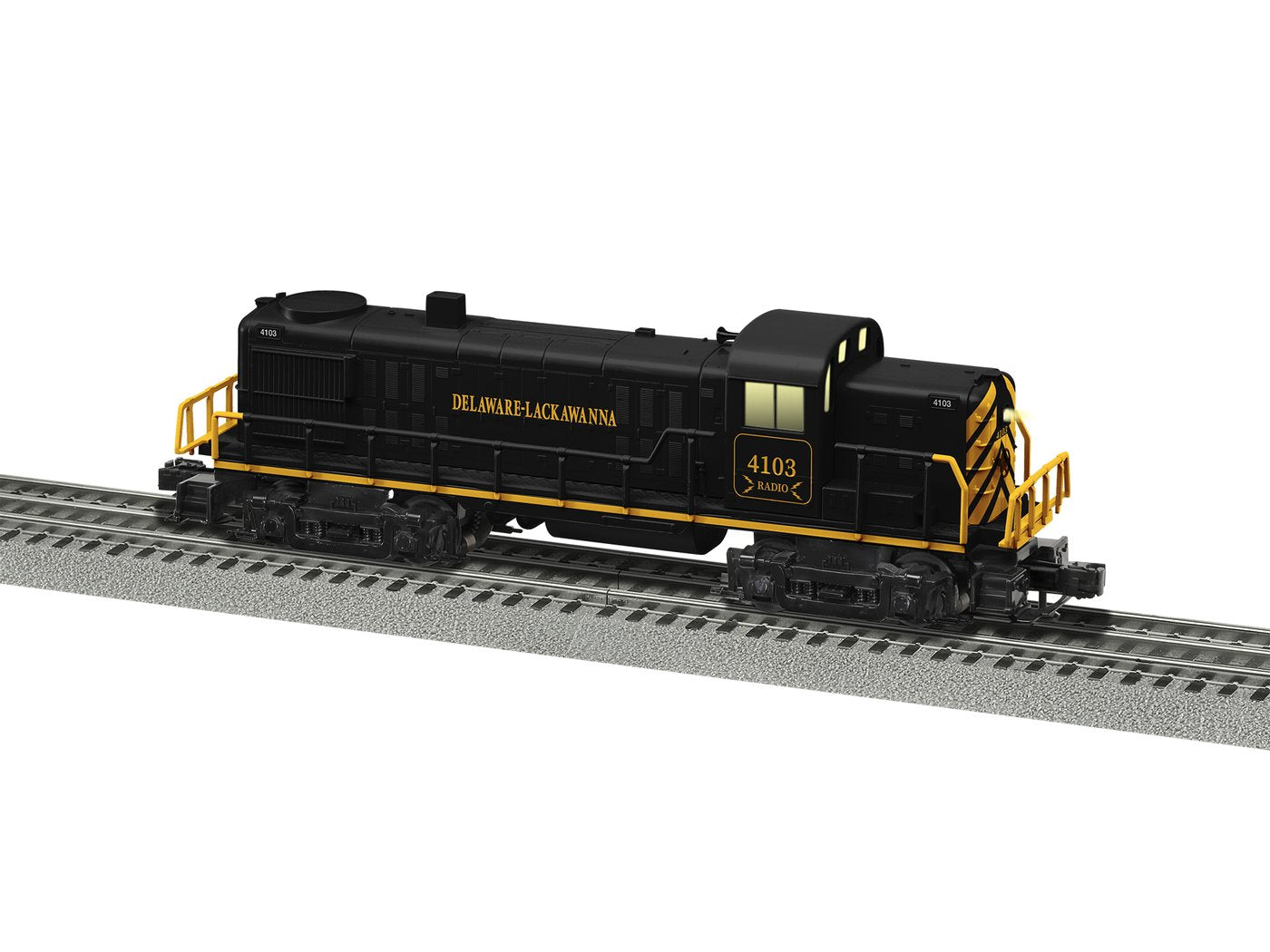 Lionel 1934070 O Delaware Lackawanna LionChief RS-3 Diesel Locomotive #4103