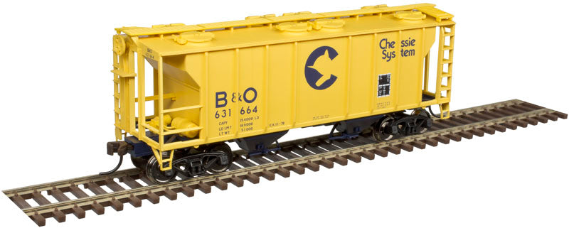 Atlas 20005044 HO Baltimore & Ohio Trainman PS-2 Covered Hopper #631664