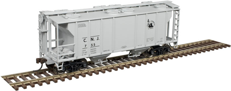 Atlas 20005058 HO Jersey Central Trainman PS-2 Covered Hopper #809