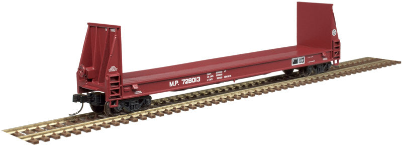 Atlas 50004868 N Missouri Pacific 50' Sieco Pulp Flat Car #728049