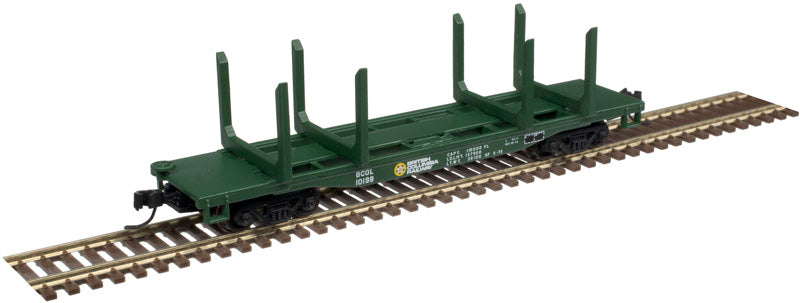 Atlas 50004956 N British Columbia 45' Logging Flat Car #10207