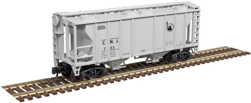 Atlas 50004186 N Jersey Central Trainman PS-2 Covered Hopper #809