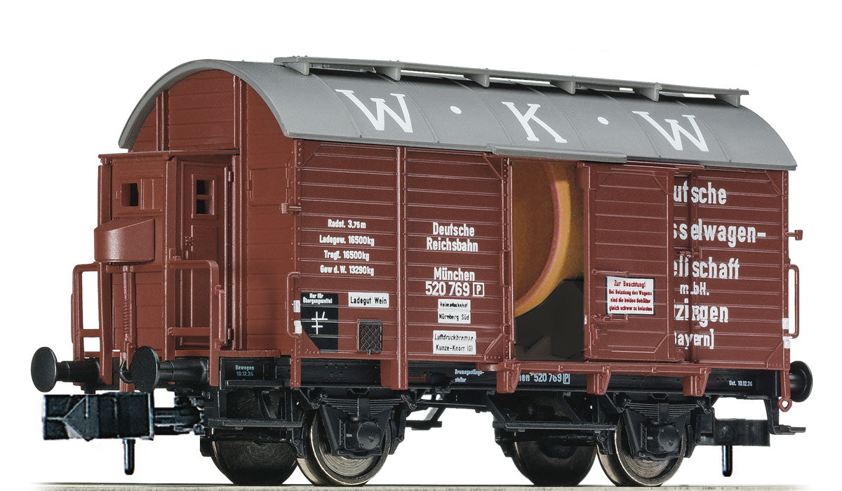 Fleischmann 845701 N German State Railroad Wine Tank Wagon with Brakeman's Cab