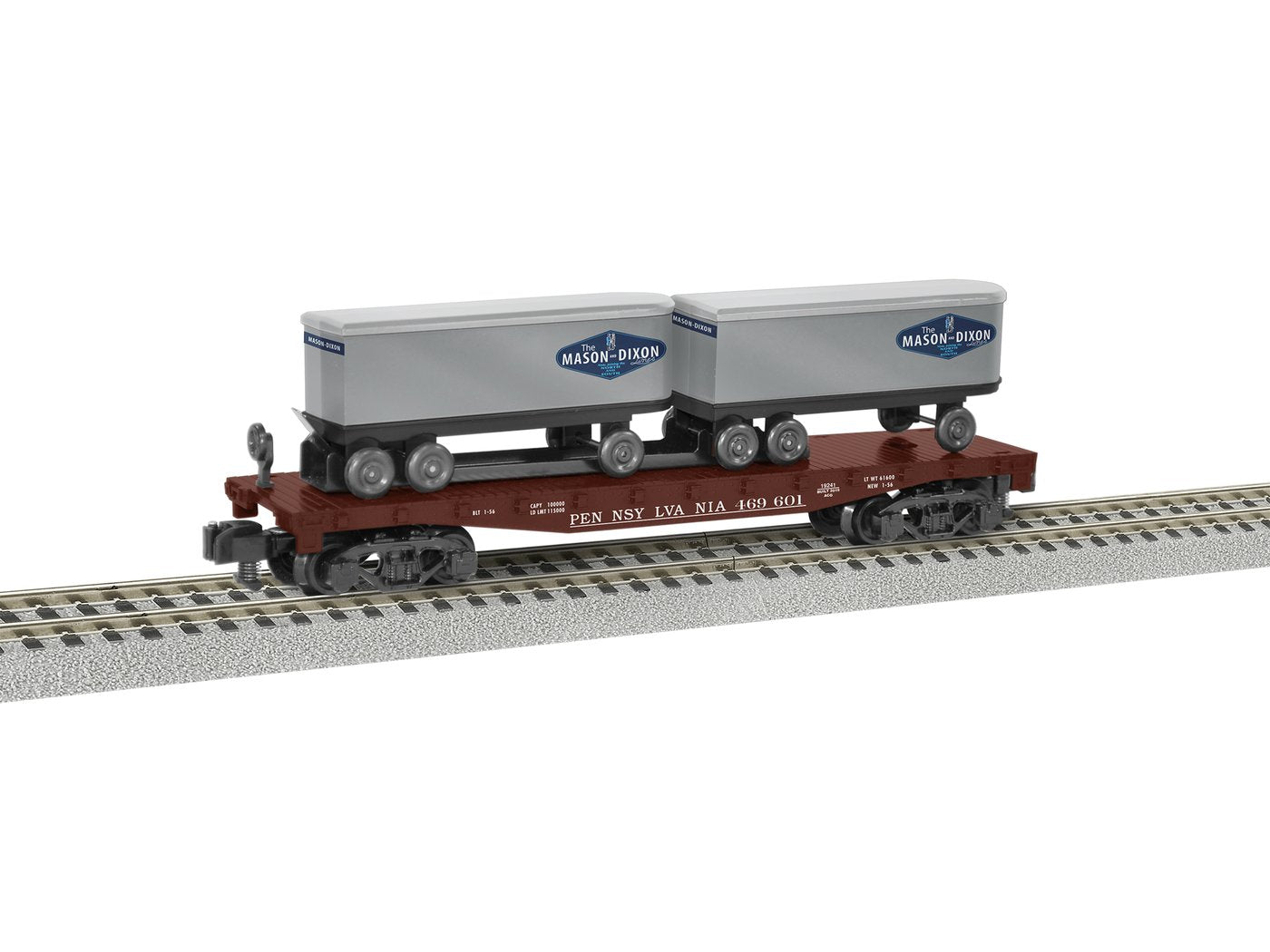 American Flyer 1919241 S Mason-Dixon / PRR TOFC Flatcar #469601
