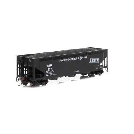 Athearn 7037 HO Toronto,Hamilton & Buffalo RTR 40' 3-Bay Offset Hopper #1207