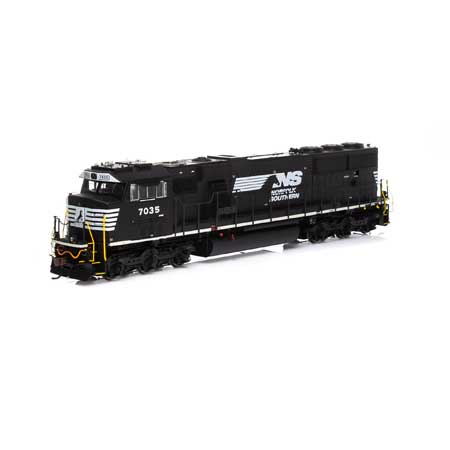 Athearn G65261 HO Norflok Southern SD60E Diesel Locomotive DCC & Sound #7035