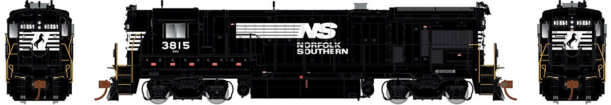 Rapido Trains 18528 HO Norfolk Southern GE B36-7 Diesel Loco DCC/Sound #3815