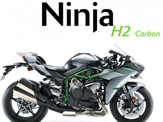 Tamiya 14136 1:12 Kawasaki Ninja H2 Carbon Motorcycle Plastic Model Kit
