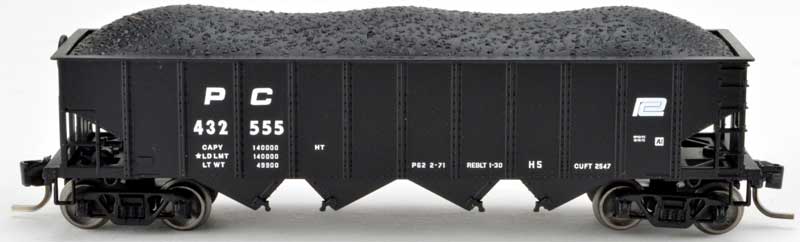 Bowser 38019 N Penn Central H5 4-Bay Hopper Car #432617