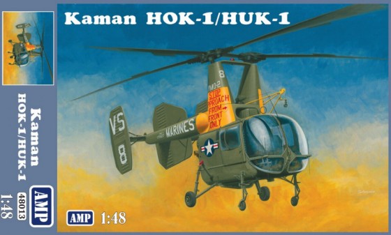 AMP Kits 48013 1:48 Kaman HOK-1/HUK-1 US Military Helicopter Plastic Model Kit
