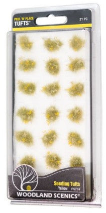 Woodland Scenics FS774 Yellow Seeding Tufts (Pack of 21)
