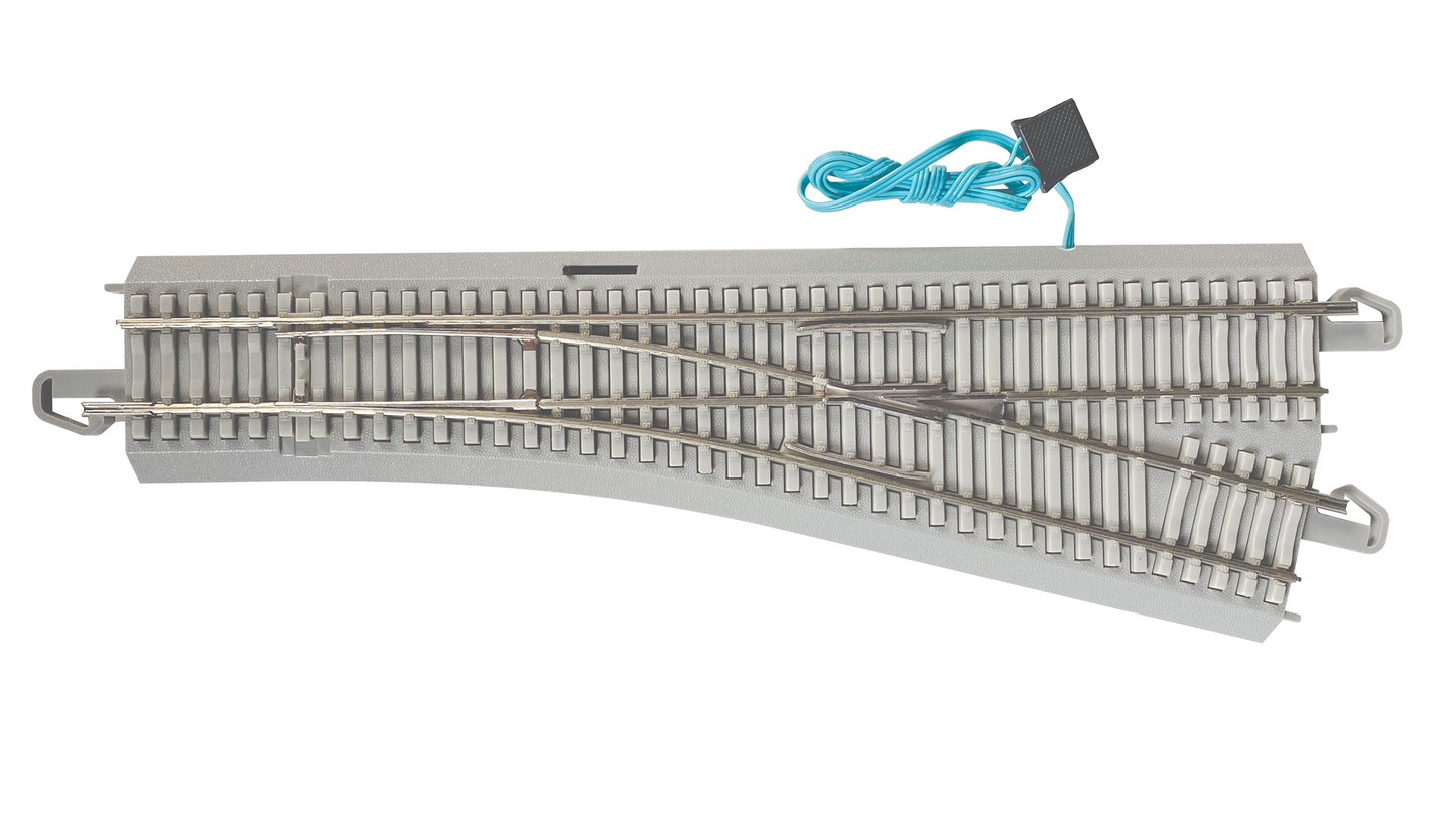 Bachmann 44758 HO Nickel Silver E-Z Track #4 Right Turnout with Concrete Ties