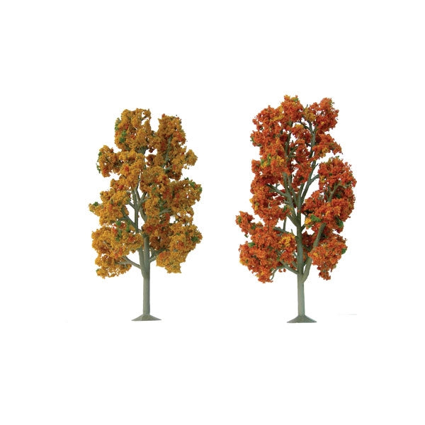 JTT Scenery Products 92105 HO 5-5.5" Scenic Autumn Sycamore Tree (Pack of 3)