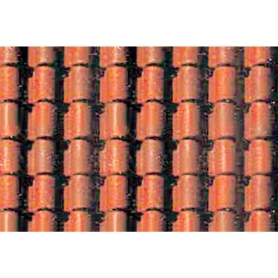 JTT Scenery Products 97433 N Spanish Tile Pattern Sheets (Pack of 2)
