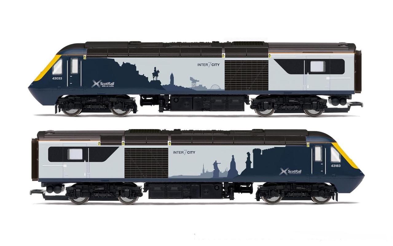 Hornby R3698 OO ScotRail Class 43 HST Era 11 Power Cars #43033/#43183