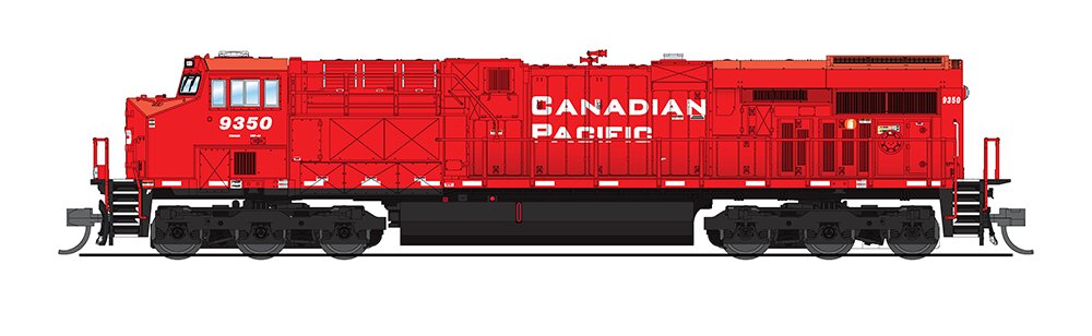Broadway Limited 3894 N Canadian Pacific GE ES44AC Diesel Locomotive #9350