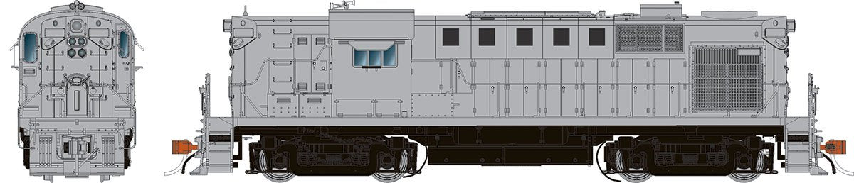 Rapido Trains 31050 HO Undecorated (SP Version) Alco RS-11 Diesel Locomotive