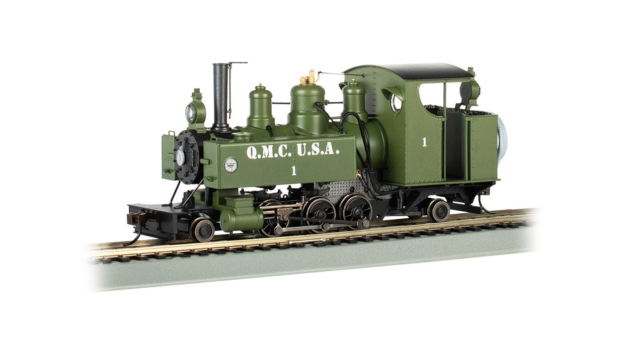 Bachmann 29504 On30 Quartermaster Corps 2-6-2T Baldwin Class 10 Steam Loco #1