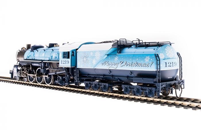 Broadway Limited 5919 HO Merry Christmas Light Pacific 4-6-2 Steam Loco #1219