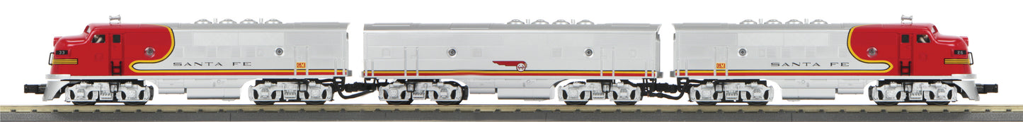 MTH 30-20551-1 Santa Fe F-3 ABA Diesel Engine Set w/PS 3.0 #29L/29C/29A w/PS3