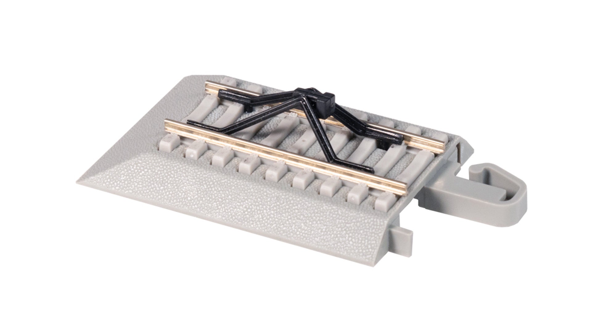 Bachmann 44791 HO Nickel Silver E-Z Track Hayes Bumpers with Concrete Ties