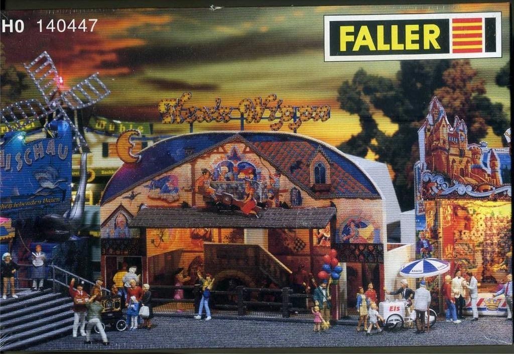 Faller 140447 HO Witch's Seesaw Carnival Building Kit